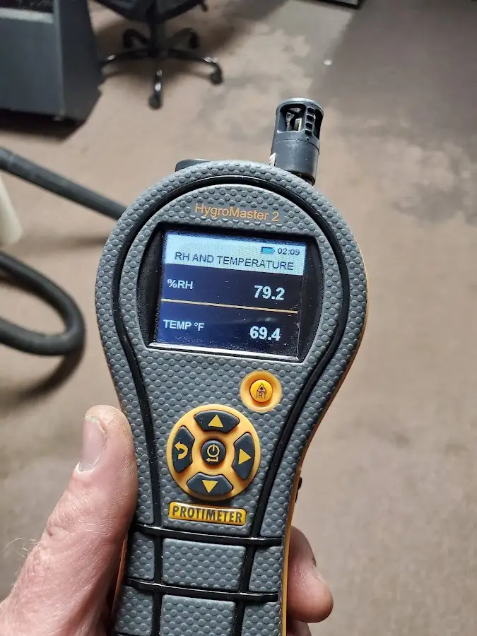 Moisture meter humidity assessment for Mold Remediation & Removal in Caribou