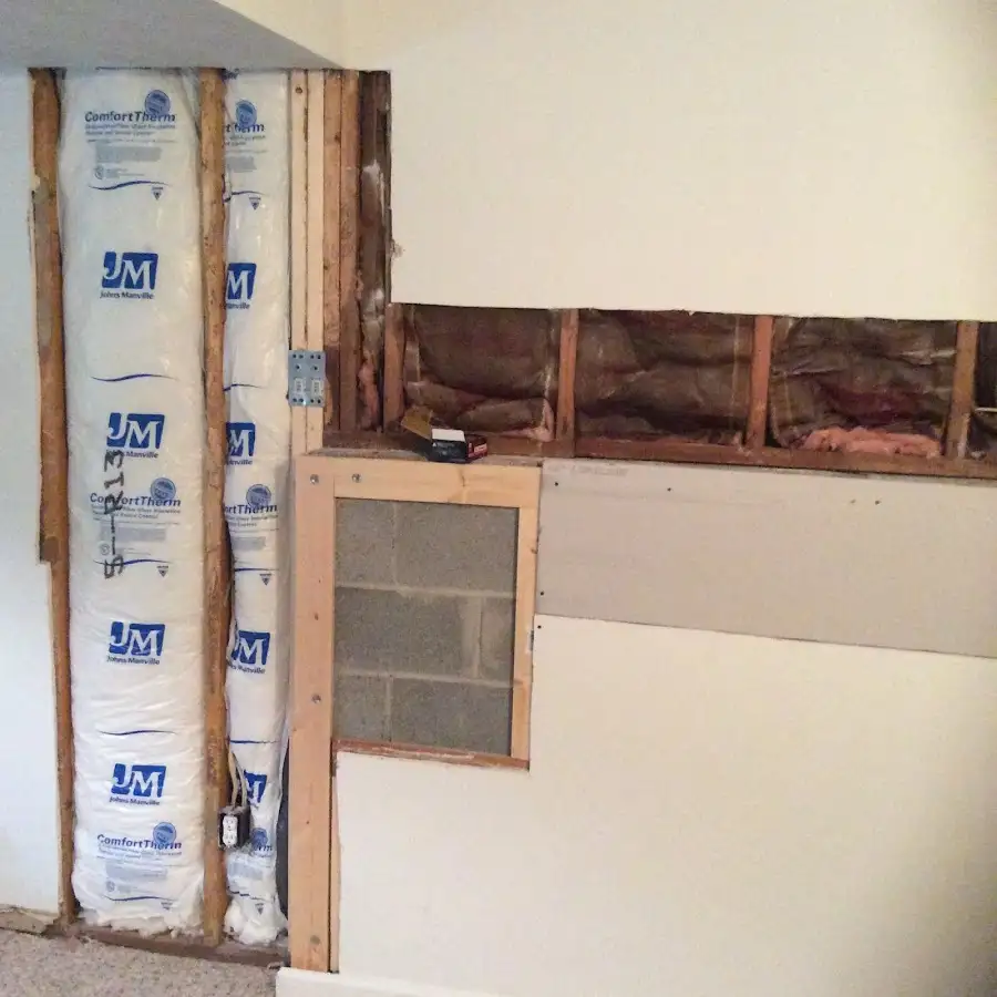 Wall insulation replacement during Odor Removal & Deodorization in Caribou